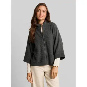 Women's Zip-Up Bubble Knit Cardigan Tom Tailor image-1