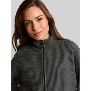 Women's Zip-Up Bubble Knit Cardigan Tom Tailor image-4