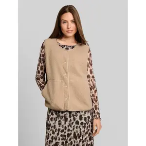 Sleeveless Fleece with Buttons Women's Tom Tailor image-1