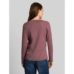 Women's long sleeve T-shirt Tom Tailor Henley image-2