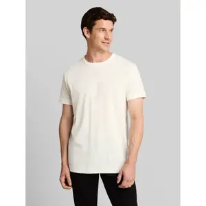 Plain Textured Fabric T-Shirt Tom Tailor image-1