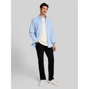 Plain Textured Fabric T-Shirt Tom Tailor image-3