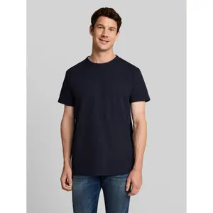 Plain Textured Fabric T-Shirt Tom Tailor image-1