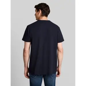 Plain Textured Fabric T-Shirt Tom Tailor image-2