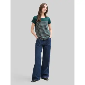 T-shirt da donna a righe Tom Tailor Denim image-3