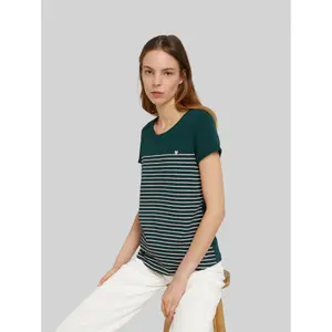 T-shirt da donna a righe Tom Tailor Denim image-4
