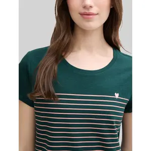 T-shirt da donna a righe Tom Tailor Denim image-5