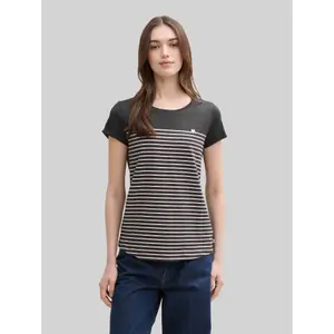 T-shirt da donna a righe Tom Tailor Denim image-1