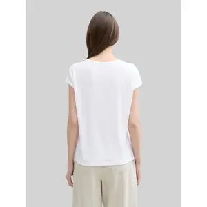 Camiseta fluida básica mujer Tom Tailor Denim image-2