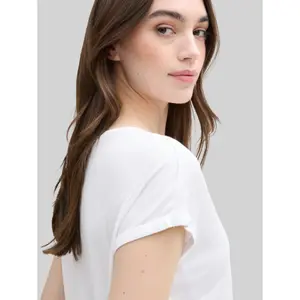 Camiseta fluida básica mujer Tom Tailor Denim image-4