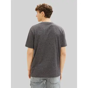 Cotton and Polyester Printed T-shirt Tom Tailor Denim image-2
