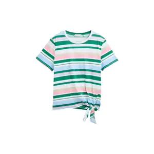 T-shirt with bow Tom Tailor Denim image-0