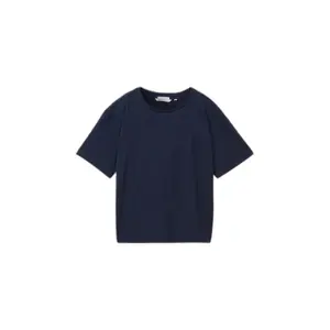 Camiseta de mujer Tom Tailor Denim Boxy Logo image-0
