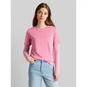 Loose Fit T-Shirt Women Tom Tailor Denim image-1