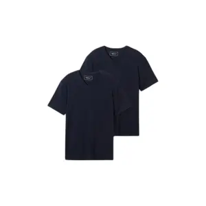T-shirt με V λαιμόκοψη Tom Tailor Denim (x2) image-0