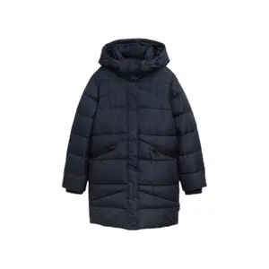 Long padded coat with removable hood for women Tom Tailor Denim