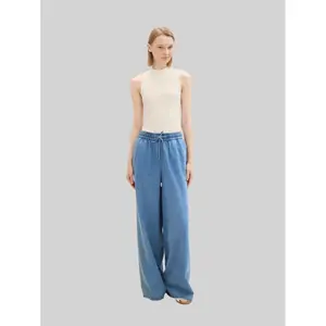 Ärmelloses Ripp-T-Shirt Damen Tom Tailor Denim image-3