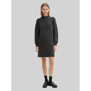 Strickkleid mit Stehkragen Damen Tom Tailor Denim image-3