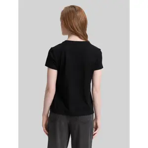 Koszulka basic z nadrukiem damska Tom Tailor Denim image-2