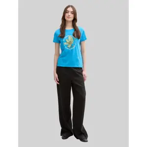 Blommig T-shirt dam Tom Tailor Denim image-3