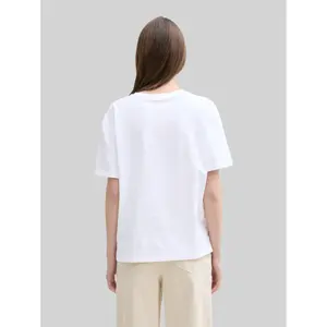 Printed Pocket T-Shirt for Women Tom Tailor Denim image-2