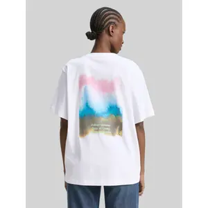 T-shirt boyfriend με τύπωμα για γυναίκες Tom Tailor Denim image-2