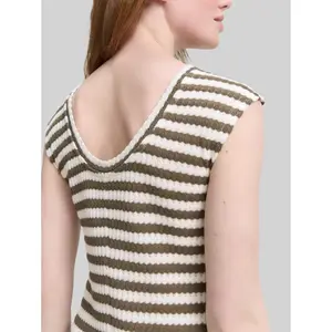 Striped dress for women Tom Tailor Denim image-4