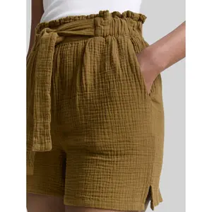 Soft Textured High-Waisted Shorts Women Tom Tailor Denim image-3