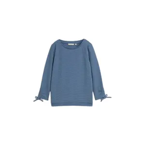 Women's Knotted Sleeve Sweatshirt Tom Tailor Denim image-0