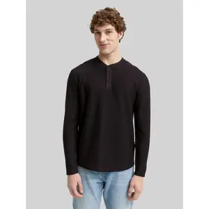 Δομημένο μακρυμάνικο T-shirt Tom Tailor Denim image-1