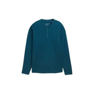 Δομημένο μακρυμάνικο T-shirt Tom Tailor Denim image-0