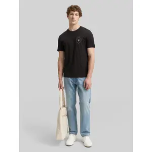 T-shirt imprimé sur la poitrine Tom Tailor Denim image-3