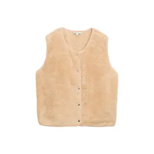 Women's Sleeveless Teddy Jacket Tom Tailor Denim image-0