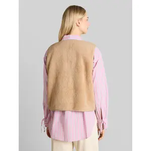 Women's Sleeveless Teddy Jacket Tom Tailor Denim image-2