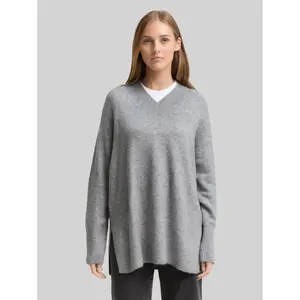 Long Sleeve V-neck Women's Top Tom Tailor Denim image-1
