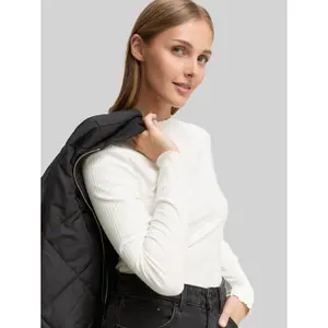 Μπλούza τιpόν volants bord για γυναίκες Tom Tailor Denim image-4