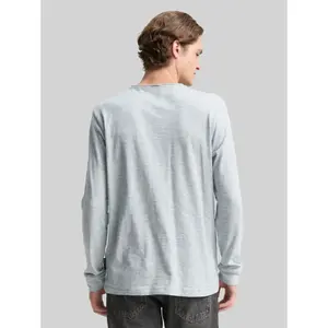 T-shirt manches longues structuré ouvert bord Tom Tailor Denim image-2