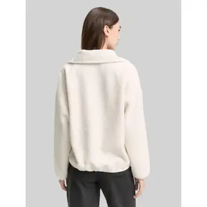 Women's Zip-Up Teddy Sweatshirt Tom Tailor Denim image-2