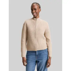 Women's Zip-Up Cardigan Tom Tailor Denim image-1