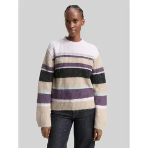 Casual Striped Jumper for Women Tom Tailor Denim image-1