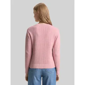 Knit jumper with round neck for women Tom Tailor Denim image-2