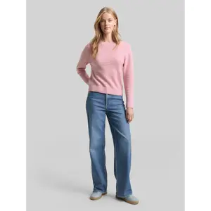 Knit jumper with round neck for women Tom Tailor Denim image-3