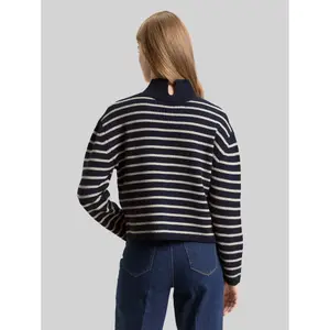 Striped knit jumper for women Tom Tailor Denim image-2