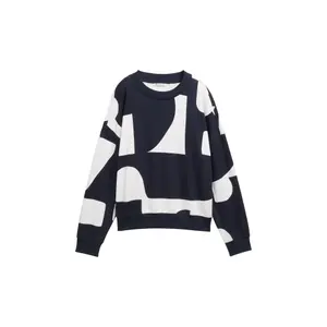 Loose Fit Printed Sweatshirt Women Tom Tailor Denim image-0