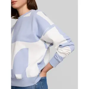 Loose Fit Printed Sweatshirt Women Tom Tailor Denim image-4