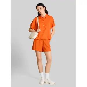Short Loose Linen Women’s Fit Tom Tailor Denim image-1