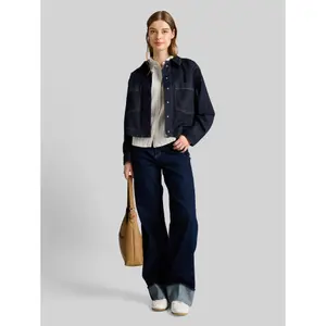 Korte mouw blouse katoen dames Tom Tailor Denim image-3