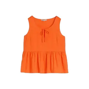 Sleeveless blouse for women Tom Tailor Denim image-0