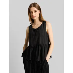 Sleeveless blouse for women Tom Tailor Denim image-1