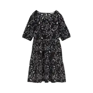 Floral Ruffle Short Dress Women Tom Tailor Denim image-0